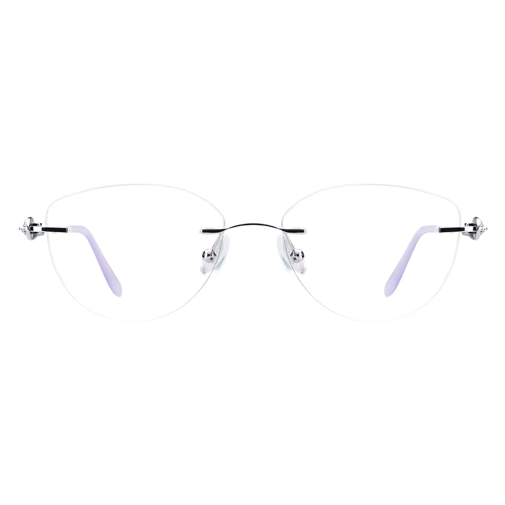 Metal Geometric Eyeglasses