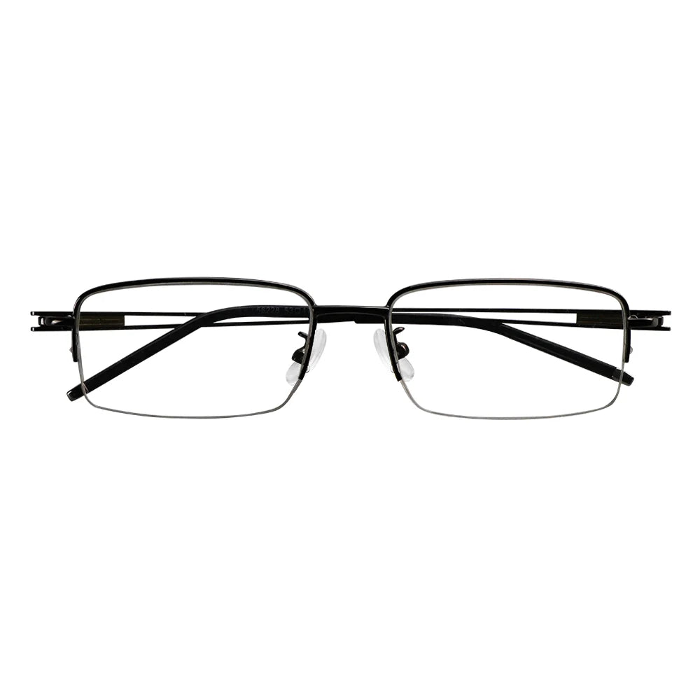 William Metal Rectangle Eyeglasses - LifeArtVision
