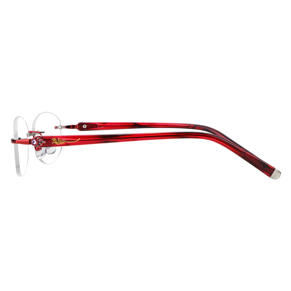 Amanda Metal Round Eyeglasses - LifeArtVision