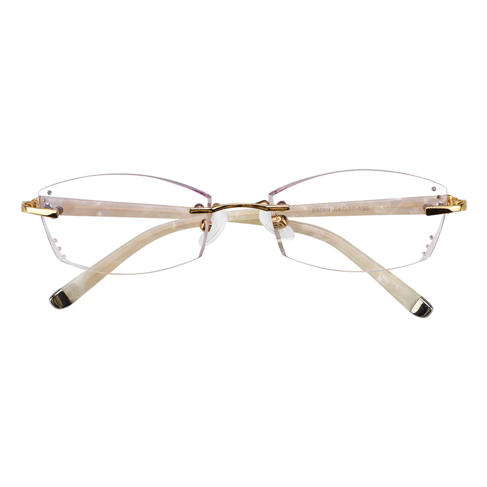 Vogue Metal Oval Eyeglasses - LifeArtVision