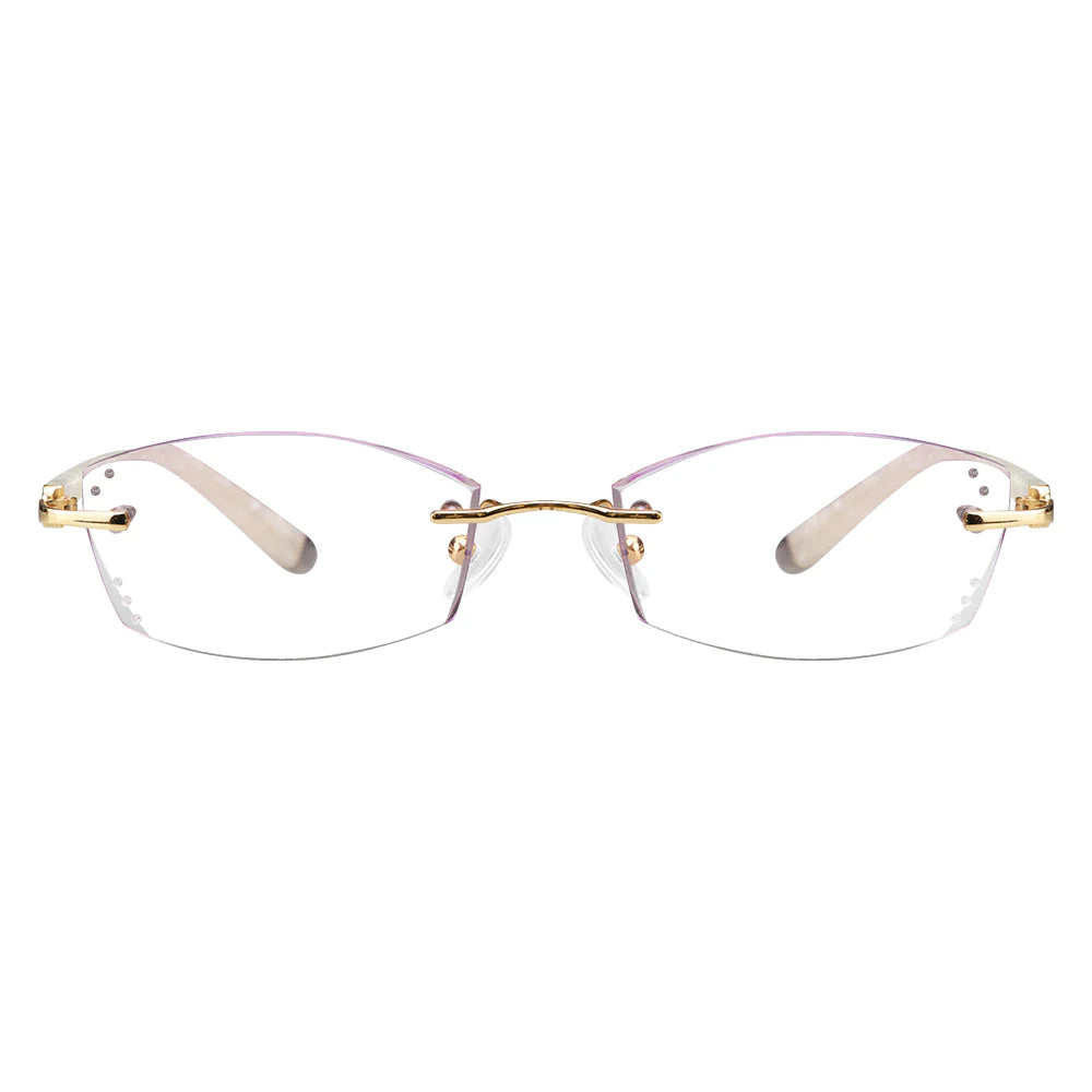 Vogue Metal Oval Eyeglasses - LifeArtVision