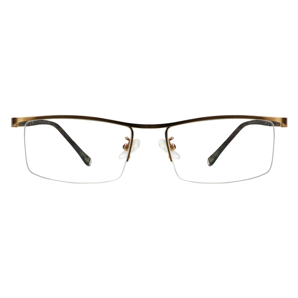 Metal Rectangle Eyeglasses