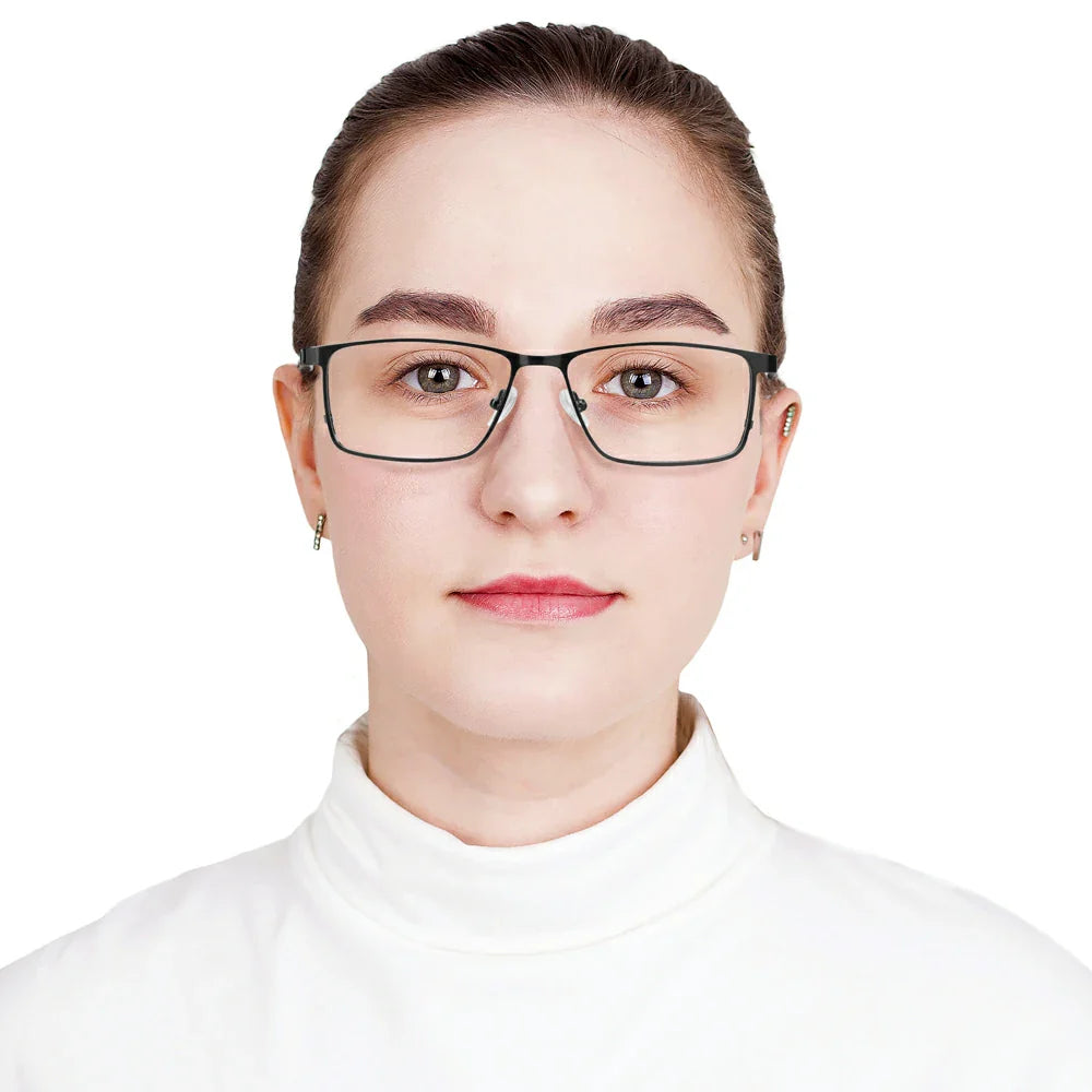 Metal Rectangle Eyeglasses