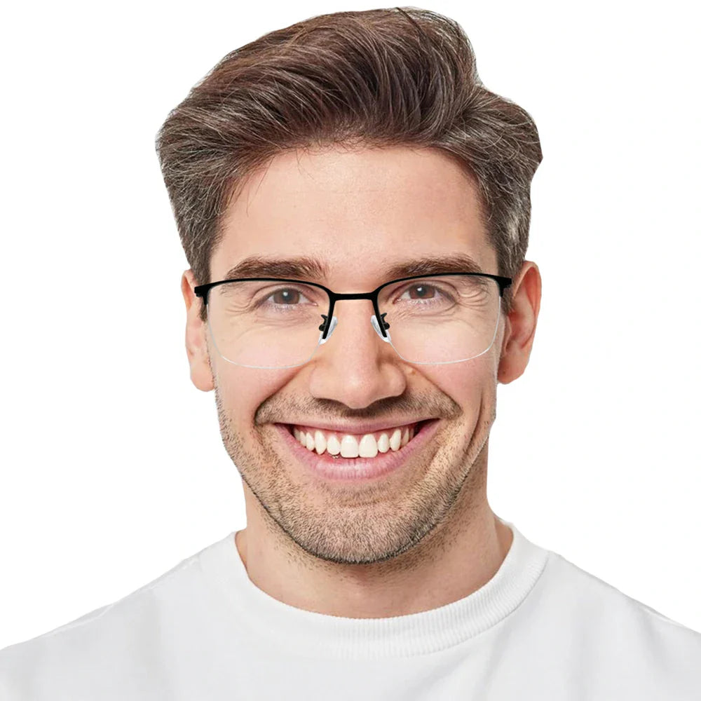 Metal Wayfarer Eyeglasses