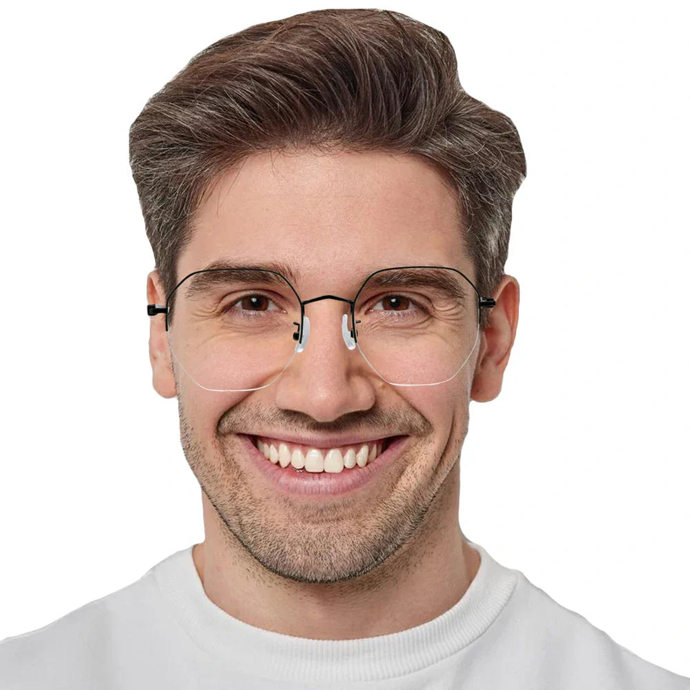 Gary Metal Oval Eyeglasses