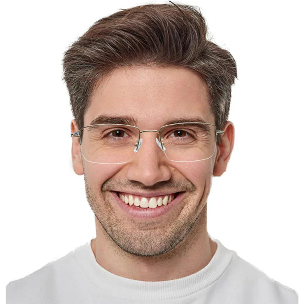 Metal Rectangle Eyeglasses