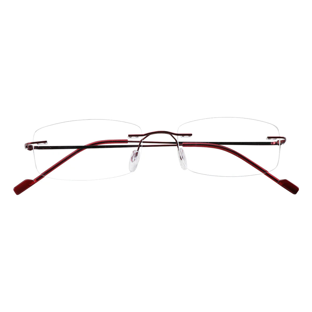 Albert Metal Rectangle Eyeglasses - LifeArtVision