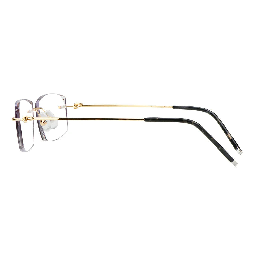 Metal Rectangle Eyeglasses