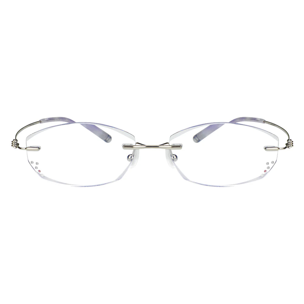 Grace Metal Rectangle Eyeglasses - LifeArtVision