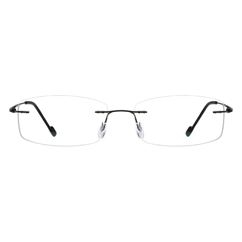 Albert Metal Rectangle Eyeglasses - LifeArtVision