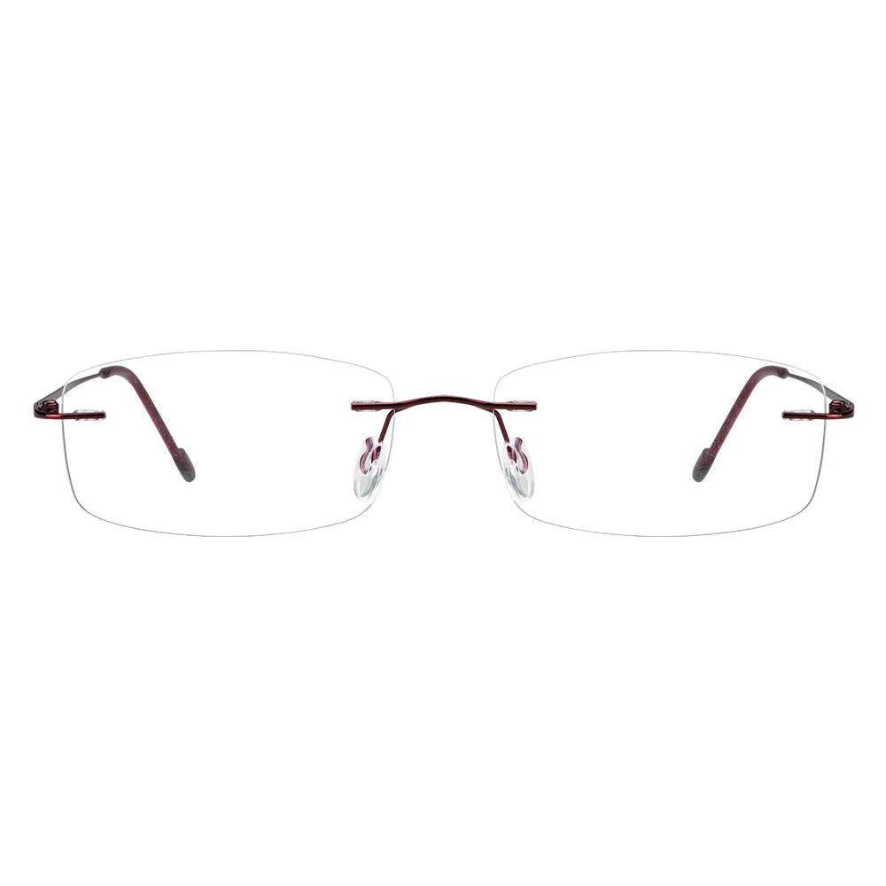 Albert Metal Rectangle Eyeglasses - LifeArtVision