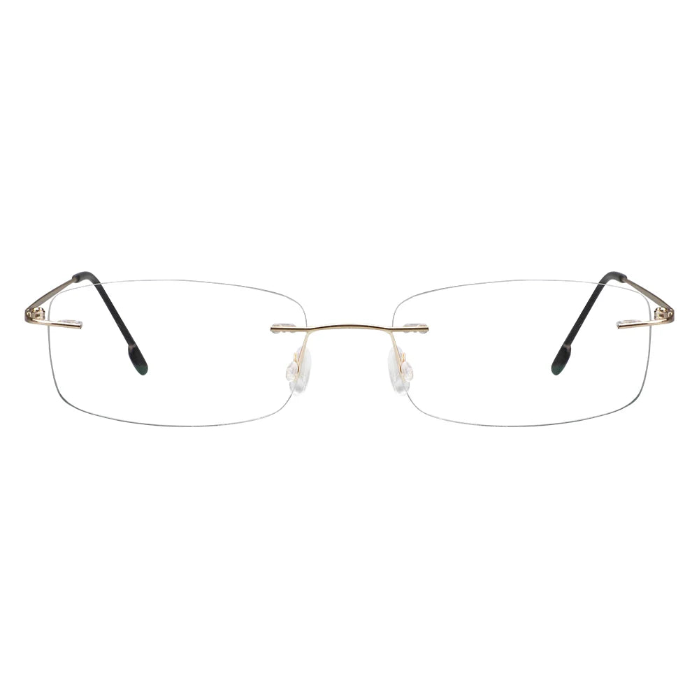 Albert Metal Rectangle Eyeglasses - LifeArtVision