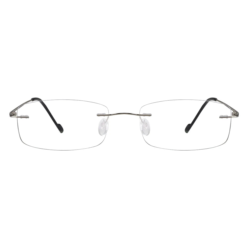 Albert Metal Rectangle Eyeglasses - LifeArtVision