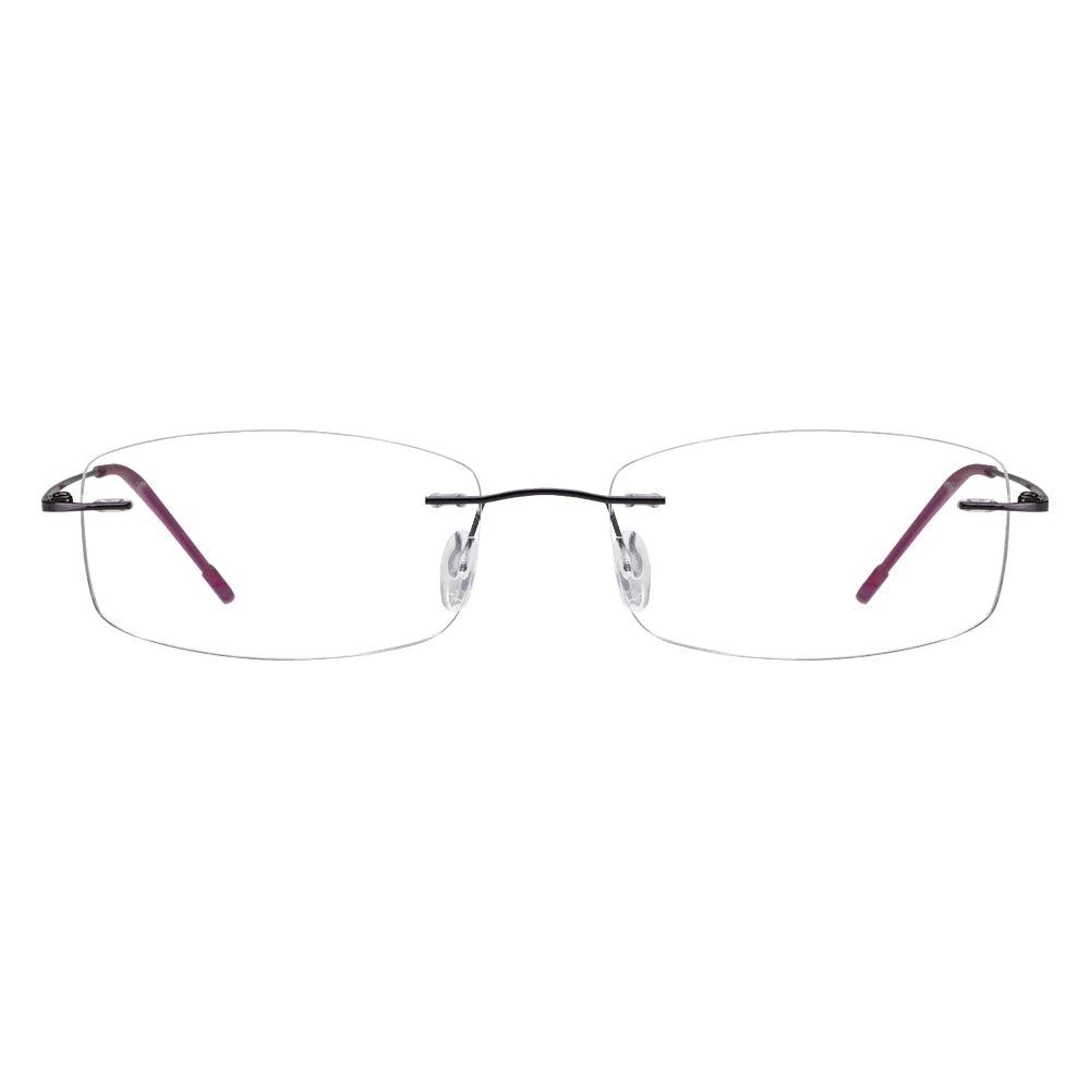 Albert Metal Rectangle Eyeglasses - LifeArtVision