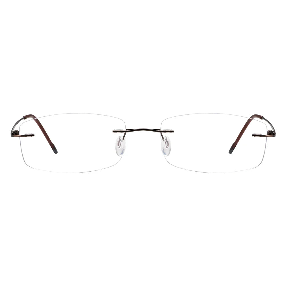 Albert Metal Rectangle Eyeglasses - LifeArtVision