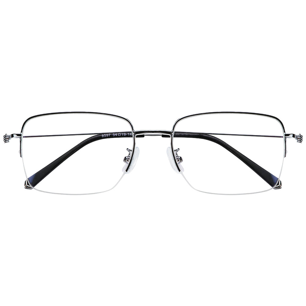 Metal Rectangle Eyeglasses