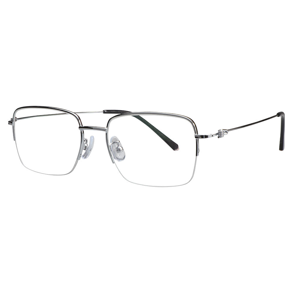 Metal Rectangle Eyeglasses