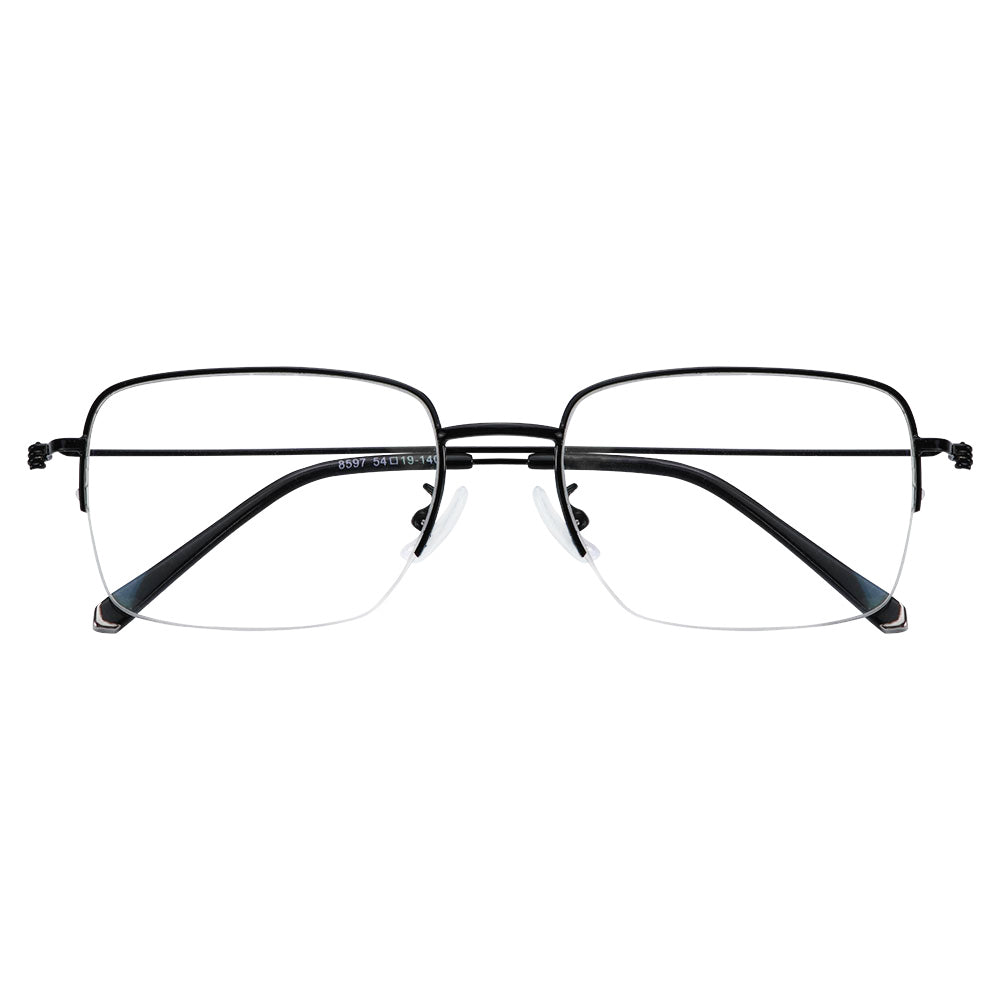 Metal Rectangle Eyeglasses
