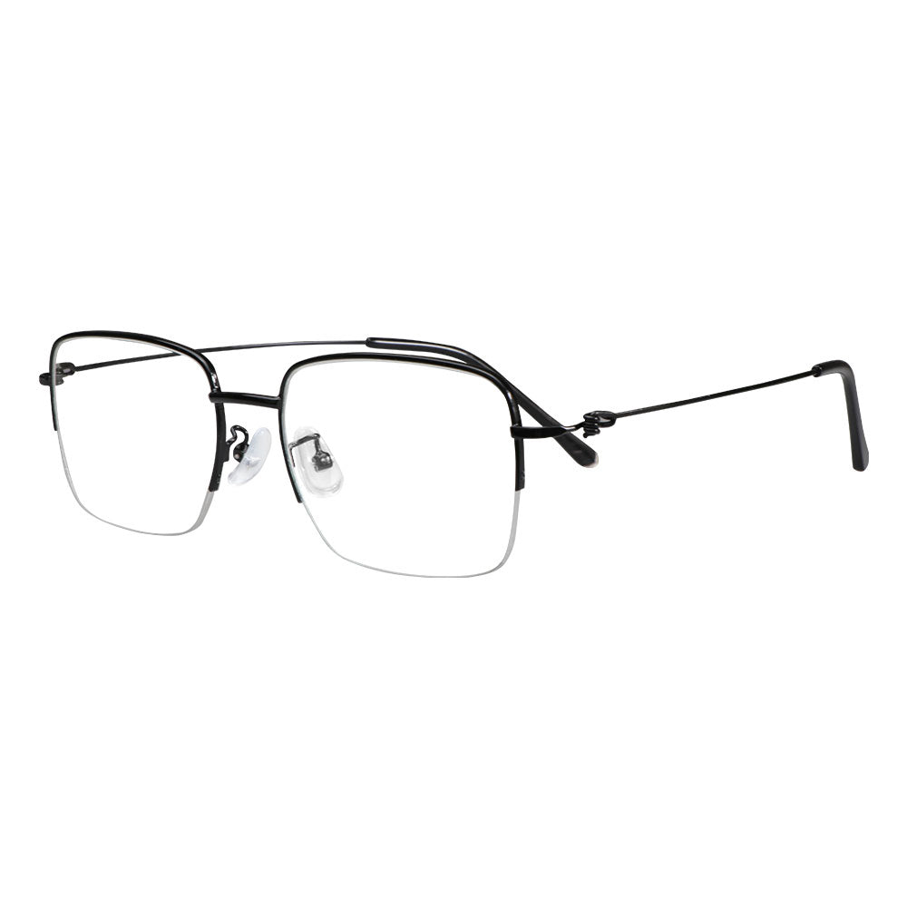 Metal Rectangle Eyeglasses