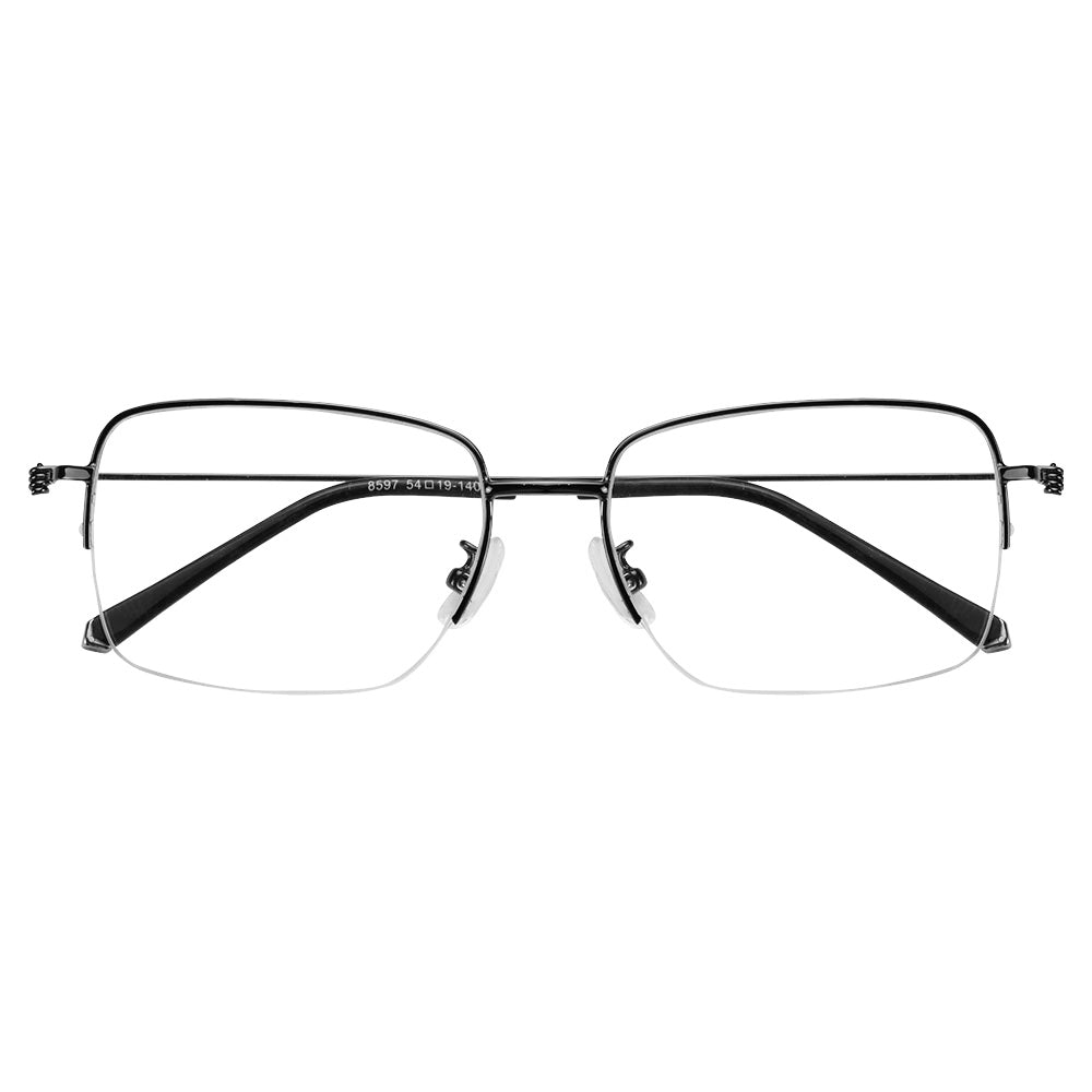 Metal Rectangle Eyeglasses
