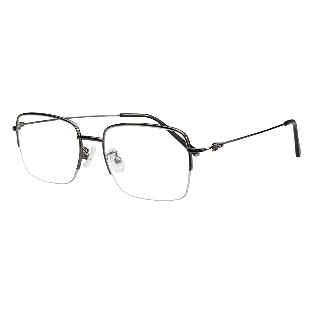 Metal Rectangle Eyeglasses