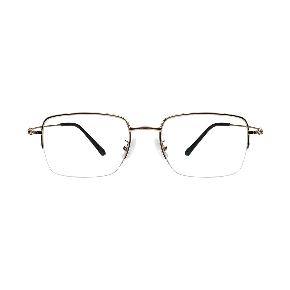 Metal Rectangle Eyeglasses