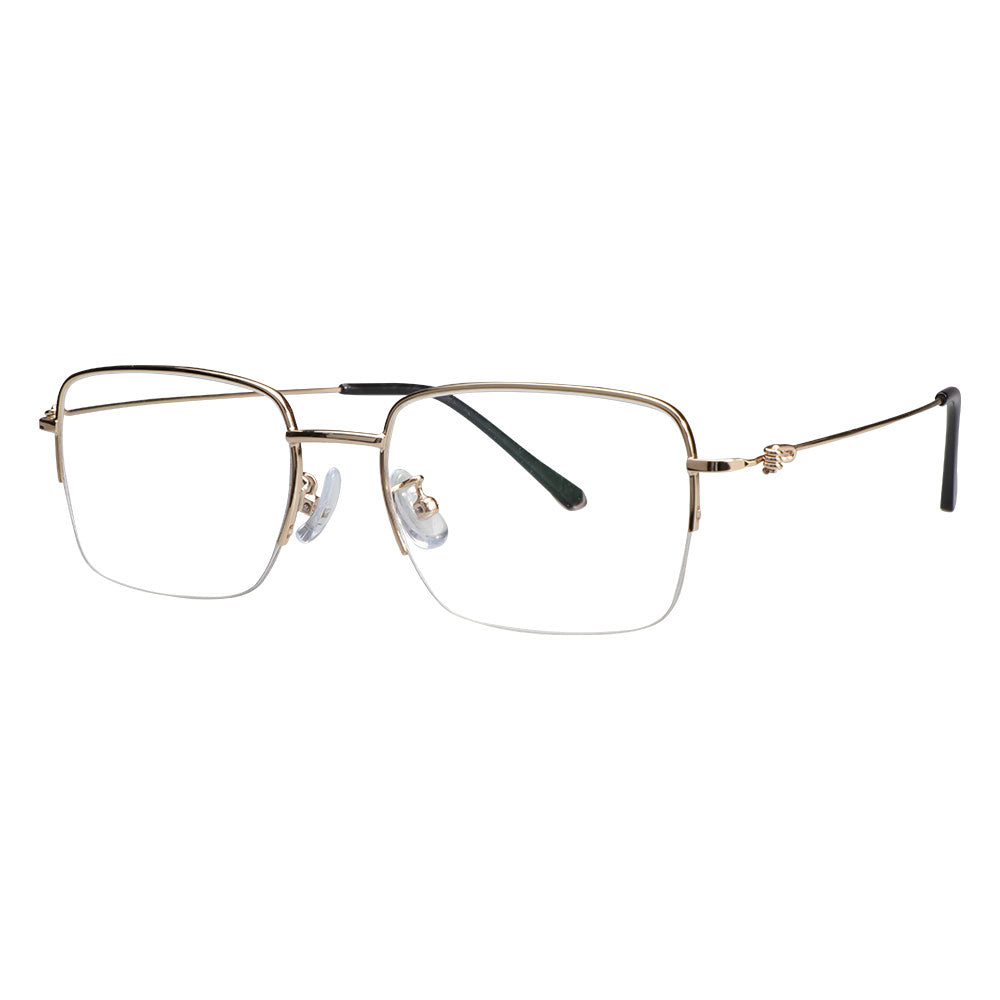 Metal Rectangle EMetal Rectangle Eyeglassesyeglasses