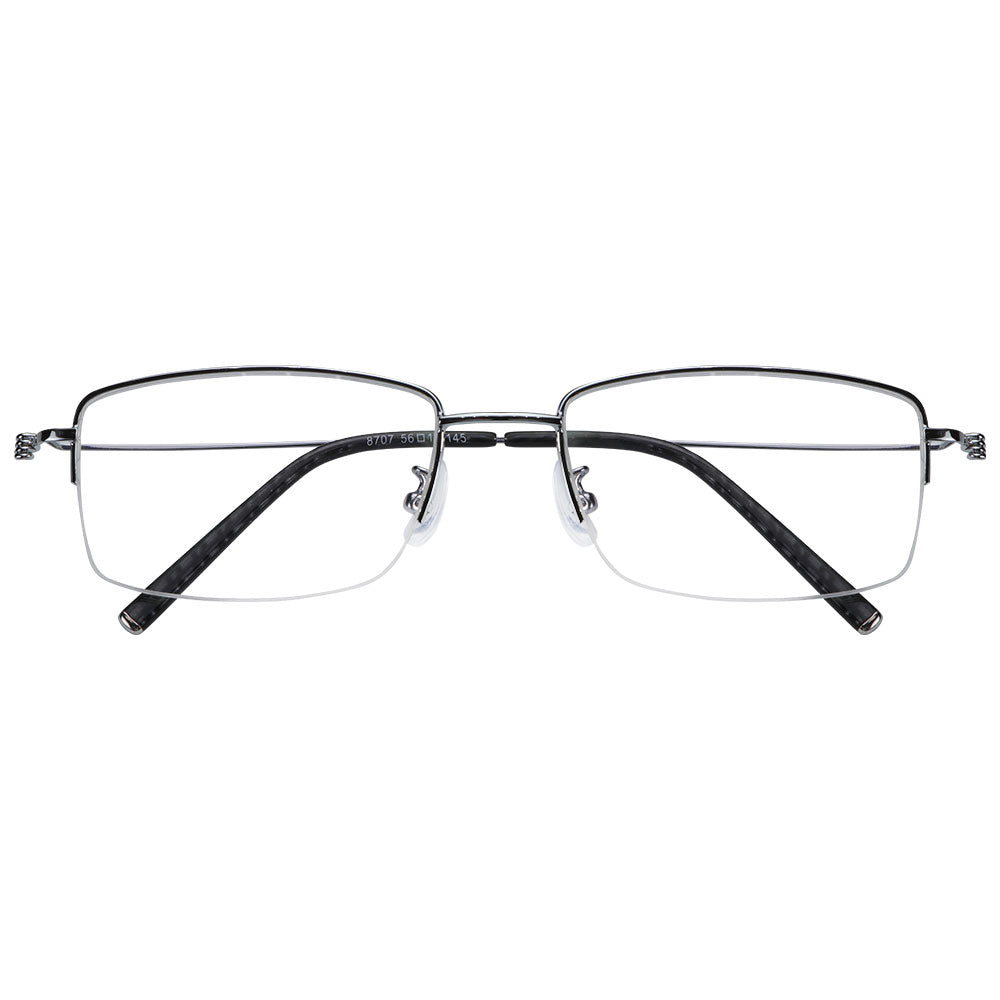 Metal Rectangle Eyeglasses