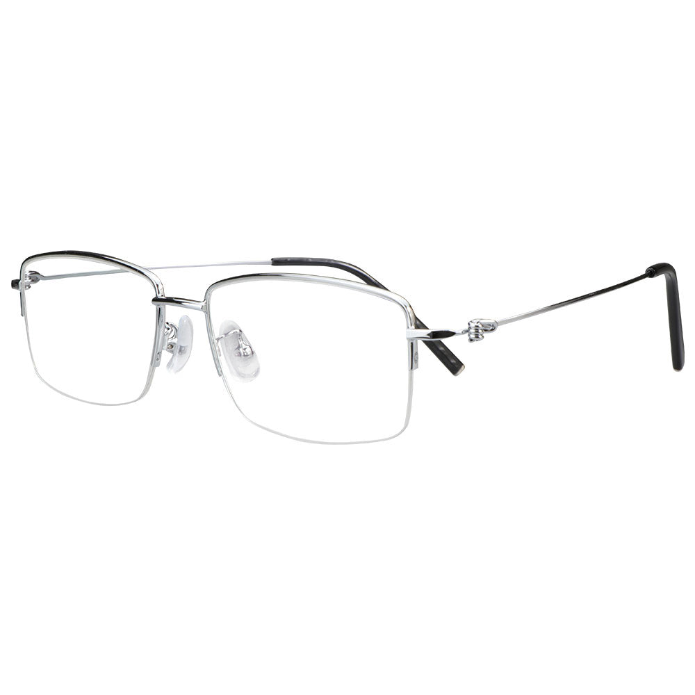 Metal Rectangle Eyeglasses