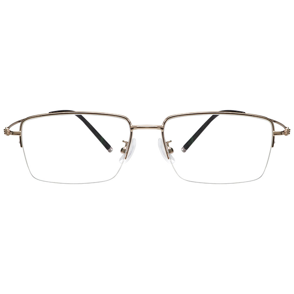 Metal Rectangle Eyeglasses 