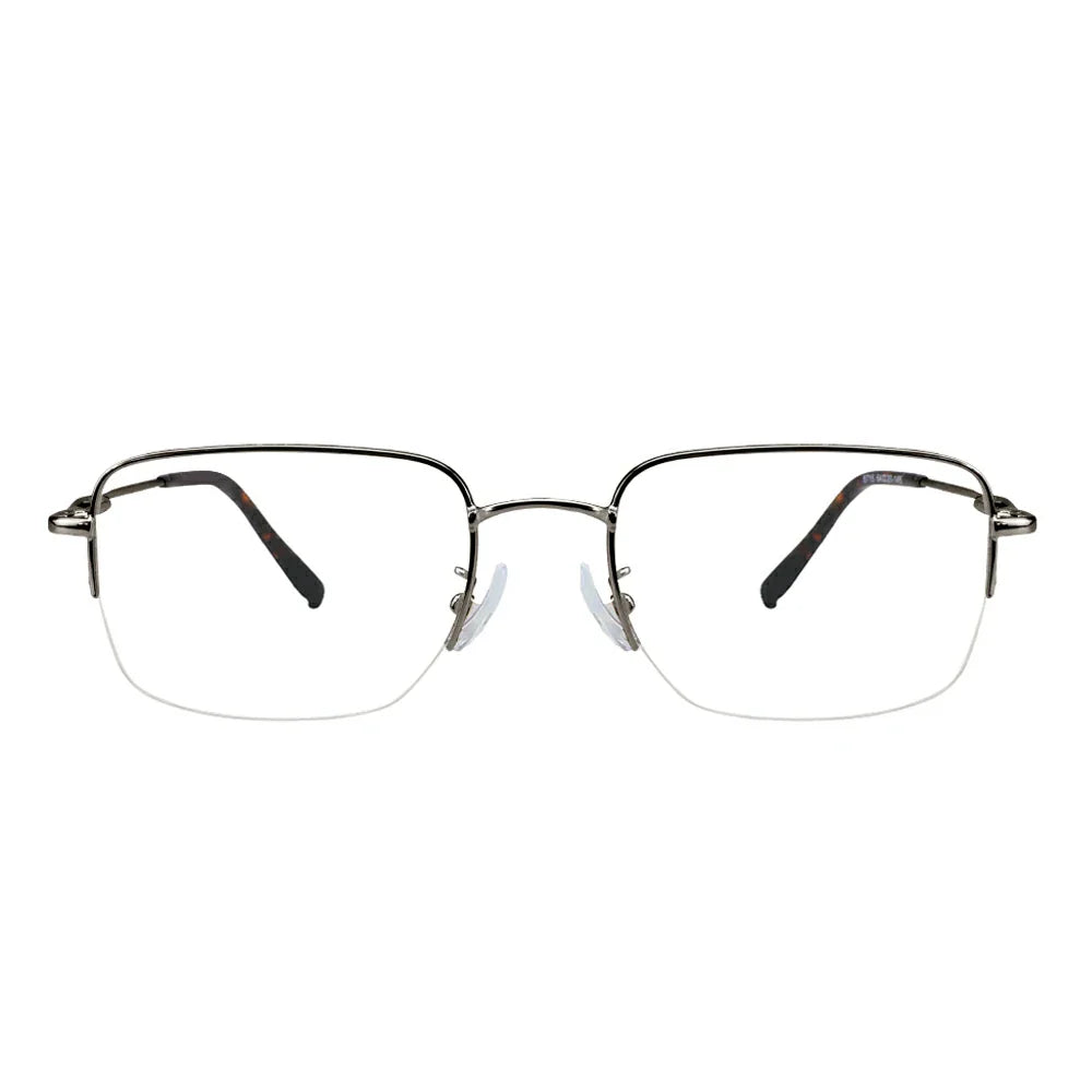 Brent Metal Rectangle Eyeglasses—LifeArtVision