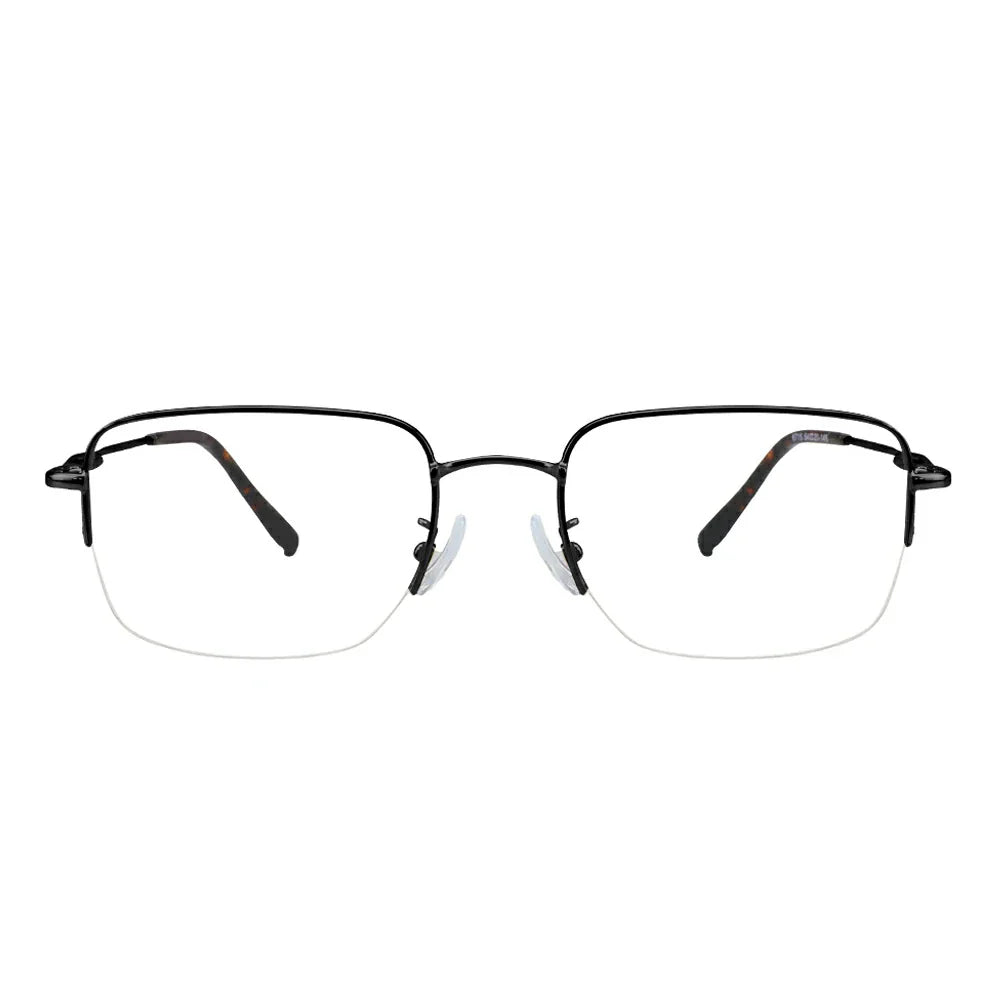 Brent Metal Rectangle Eyeglasses—LifeArtVision
