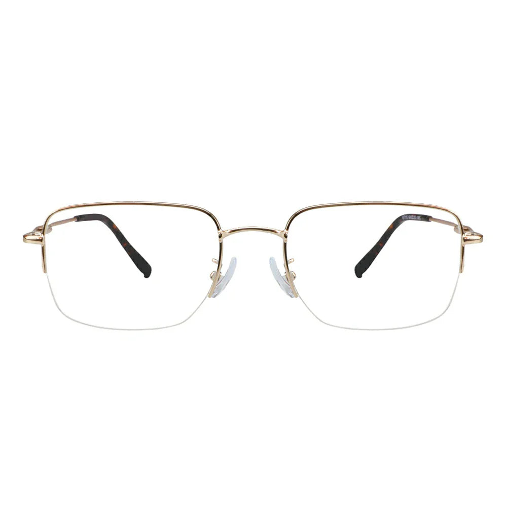 Brent Metal Rectangle Eyeglasses—LifeArtVision