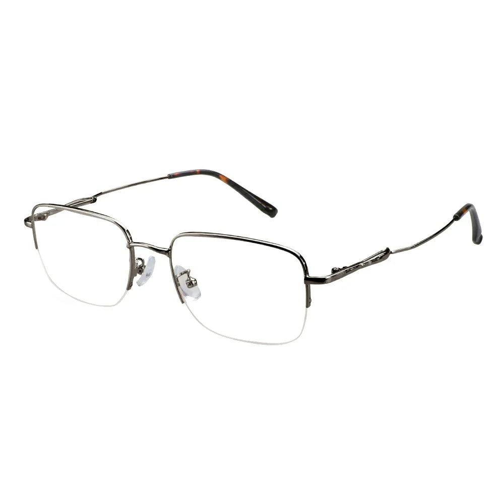 Brent Metal Rectangle Eyeglasses—LifeArtVision
