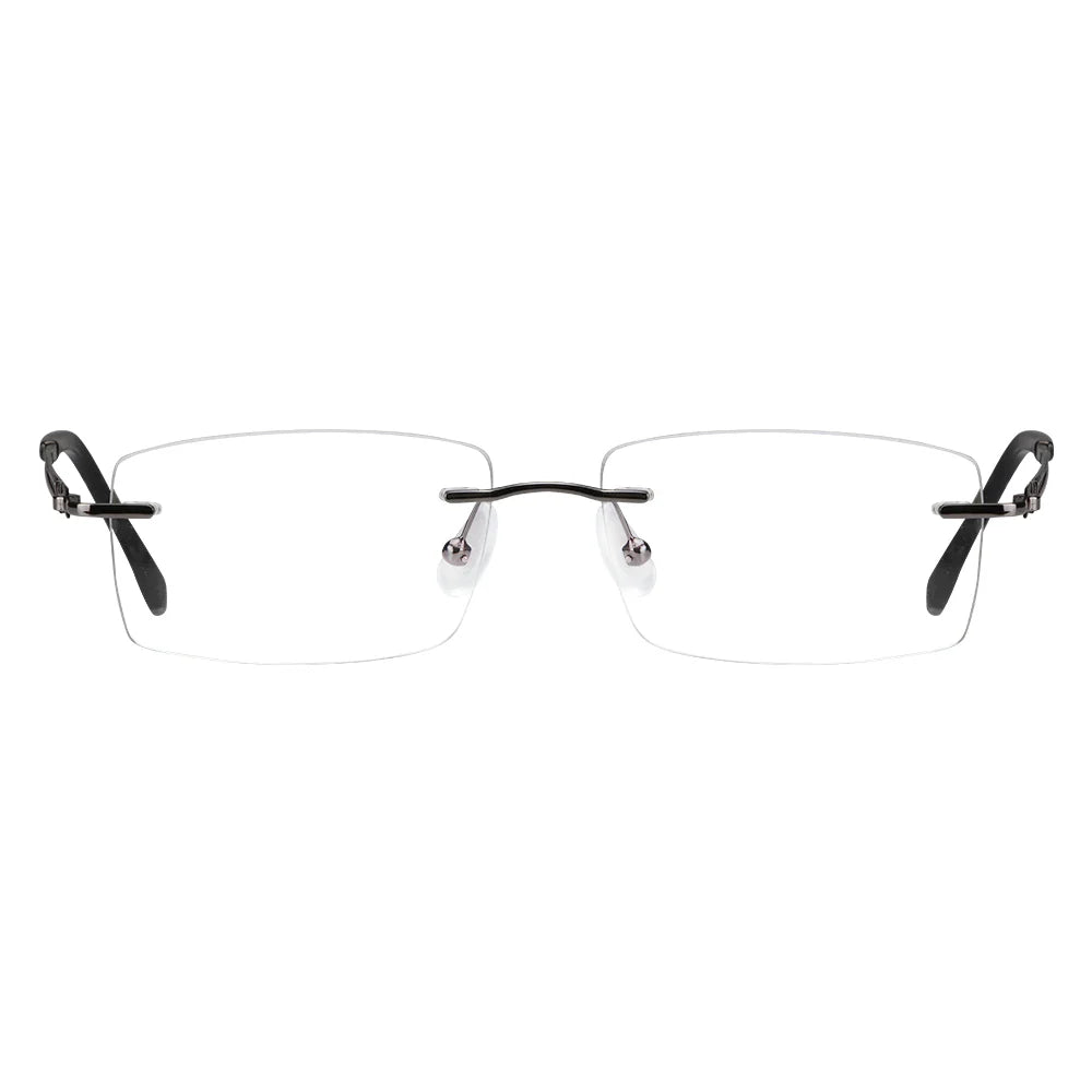 Metal Rectangle Eyeglasses