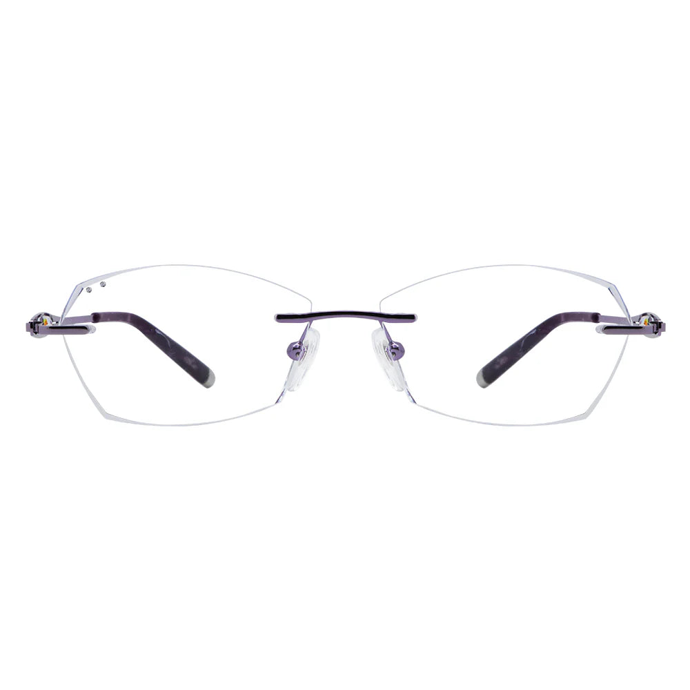 Metal Rectangle Eyeglasses