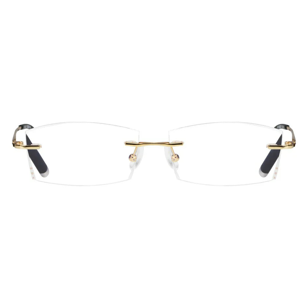 Metal Rectangle Eyeglasses
