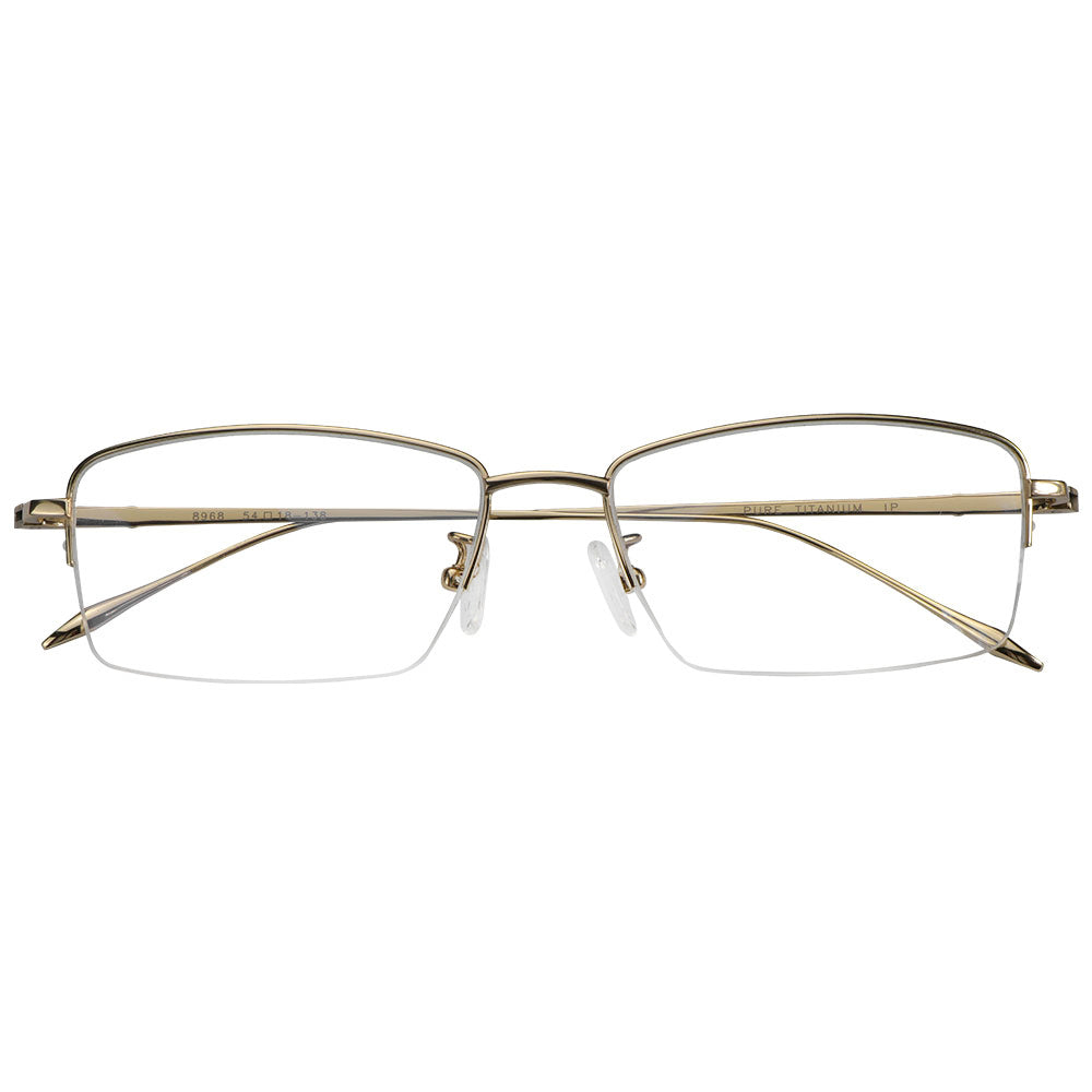 Titanium containing Rectangle Eyeglasses