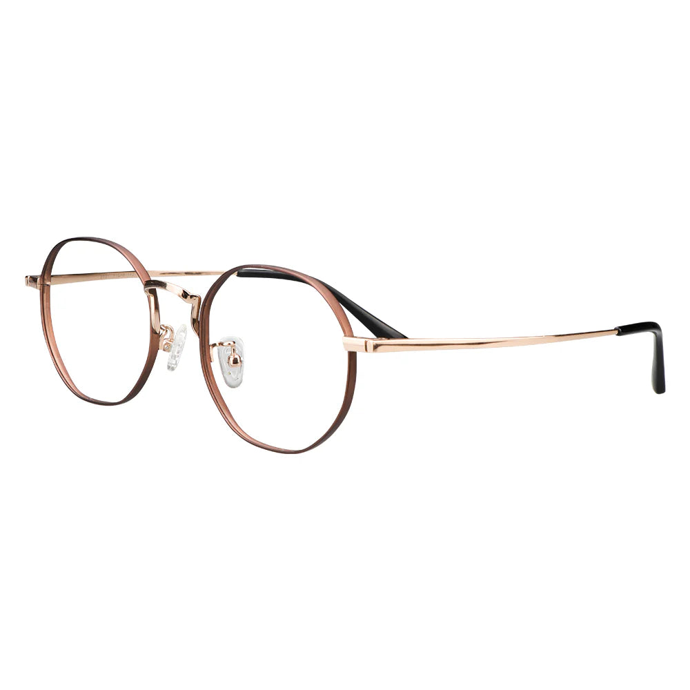 Cary Titanium containing circular Eyeglasses - LifeArtVision