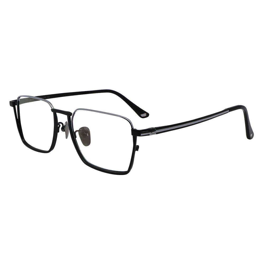 Clark Titanium Rectangle Eyeglasses - LifeArtVision