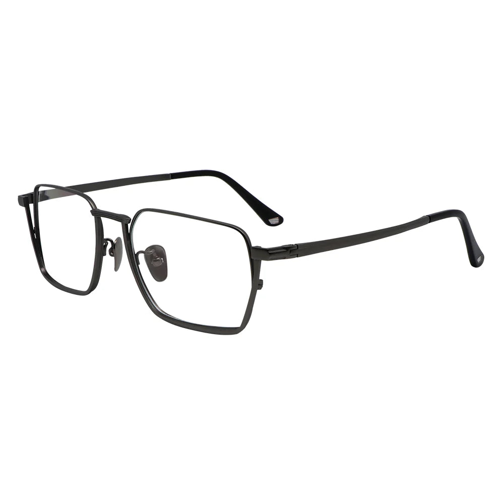 Clark Titanium Rectangle Eyeglasses - LifeArtVision