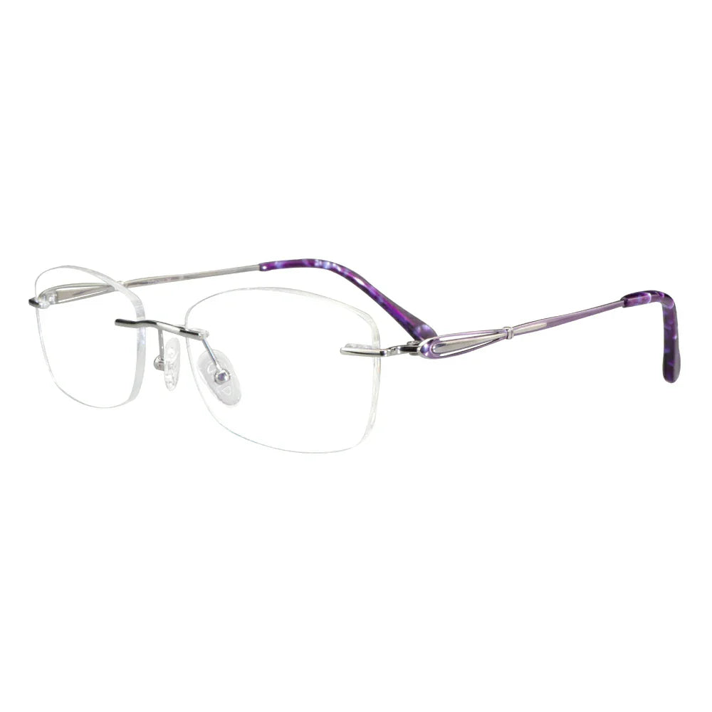 Metal Rectangle Eyeglasses