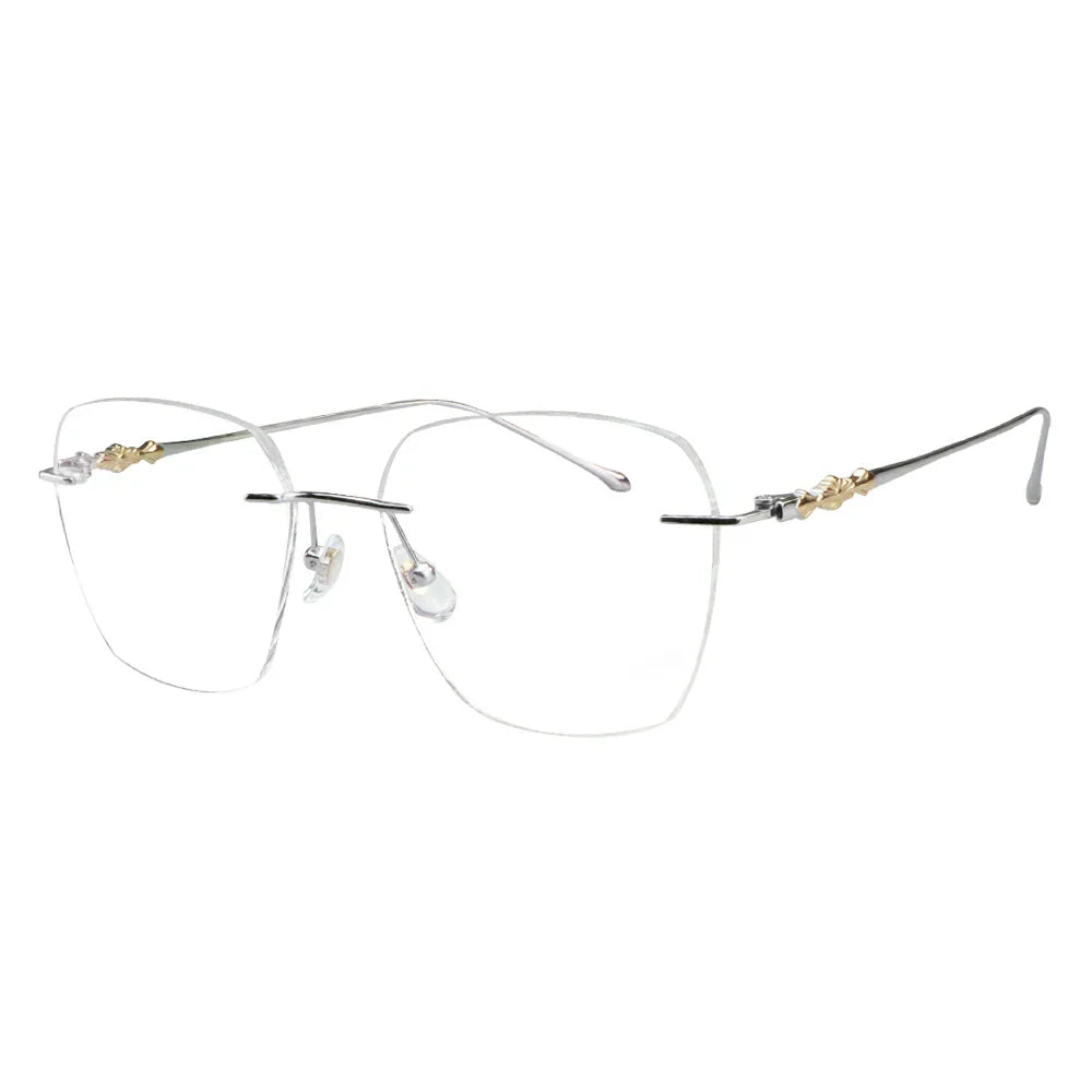 Titanium Wayfarer Eyeglasses