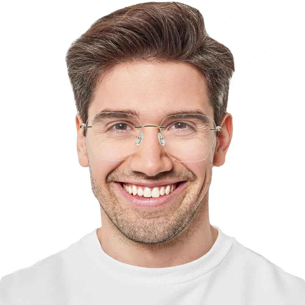 Titanium Wayfarer Eyeglasses