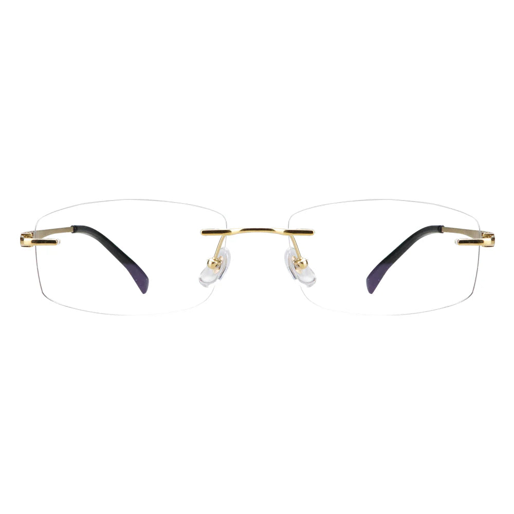 Metal Rectangle Eyeglasses
