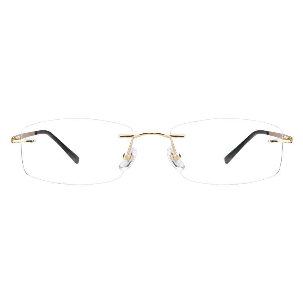 Colin Titanium Rectangle Eyeglasses - LifeArtVision