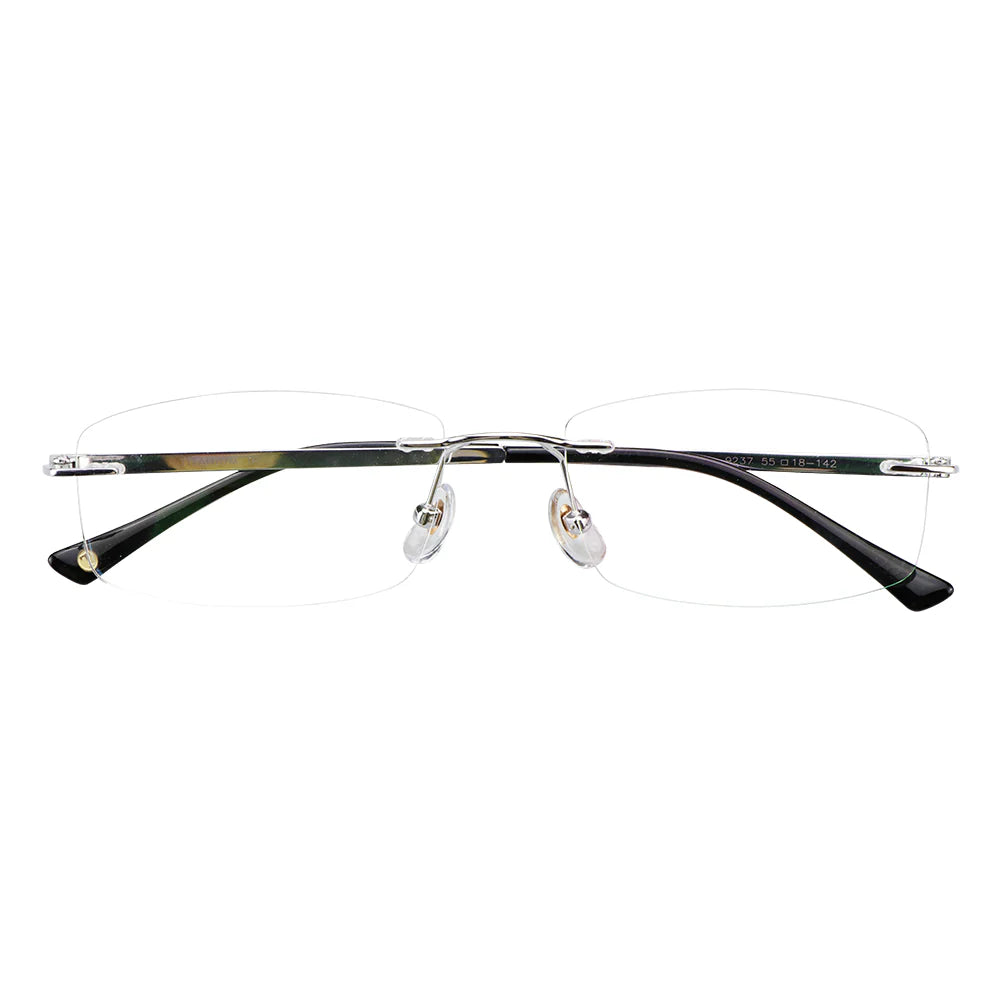 Colin Titanium Rectangle Eyeglasses - LifeArtVision