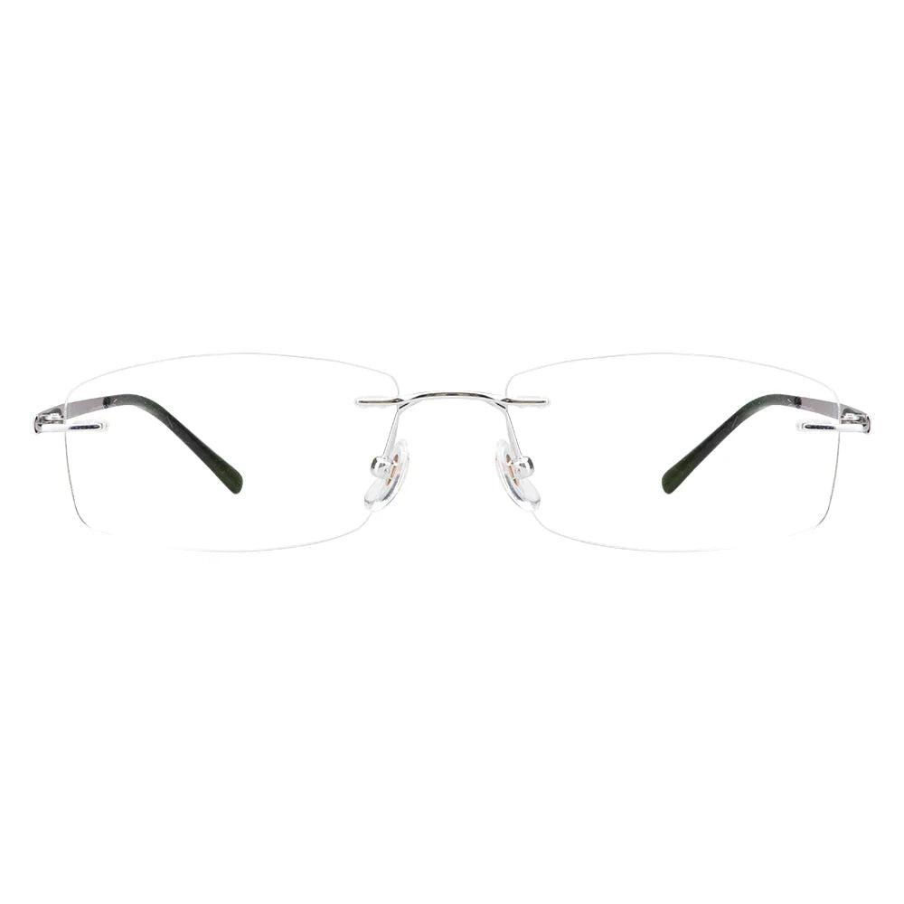 Colin Titanium Rectangle Eyeglasses - LifeArtVision