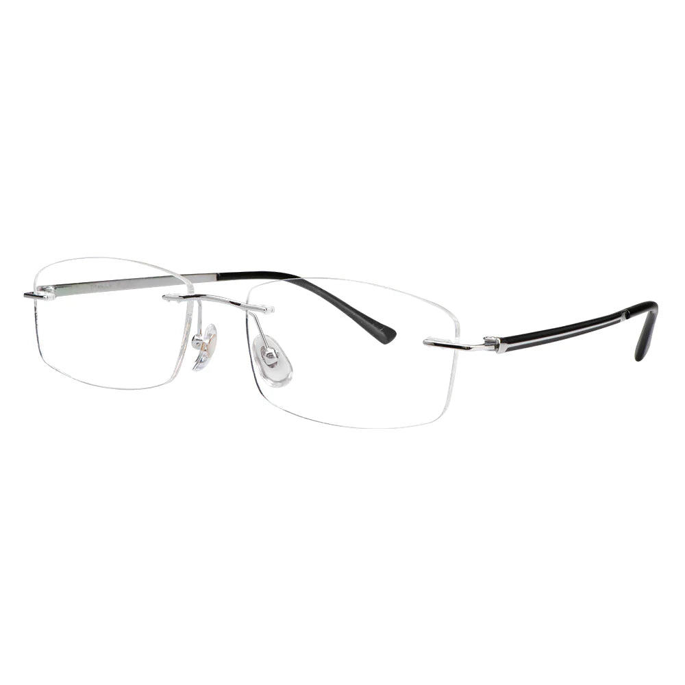 Colin Titanium Rectangle Eyeglasses - LifeArtVision