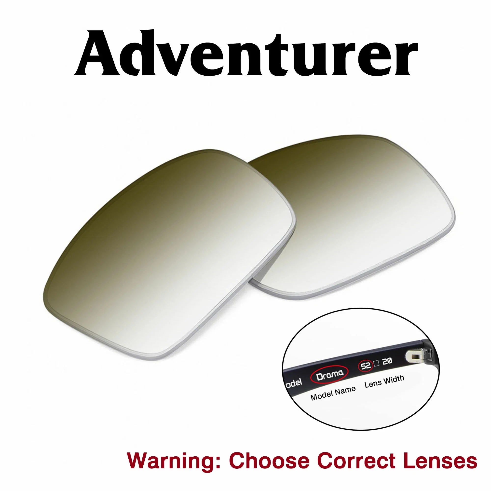 Meta Adventurer Replacement Lenses
